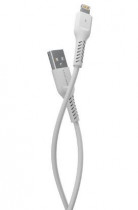 Кабель MORE CHOICE USB 2.0A для Lightning 8-pin K16i TPE 1м (White) (K16IW)