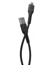 Кабель MORE CHOICE USB 2.0A для micro USB K16m TPE 1м (Black) (K16MB)