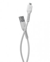 Кабель MORE CHOICE USB 2.0A для micro USB K16m TPE 1м (White) (K16MW)