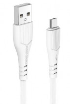 Кабель MORE CHOICE USB 2.4A для micro USB K22m TPE 1м (White) (K22MW)