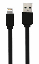 Кабель MORE CHOICE USB 2.1A для Lightning 8-pin K21i ПВХ 1м (Black) (K21IB)