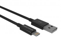 Кабель MORE CHOICE USB 2.1A для Lightning 8-pin K24i TPE 1м (Black) (K24IB)