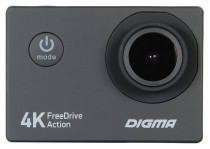 Видеорегистратор автомобильный DIGMA FreeDrive Action 4K черный 8Mpix 2160x3840 2160p 140гр. (ACT 4K)