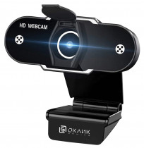 Веб камера OKLICK Оклик черный 1Mpix (1280x720) USB2.0 с микрофоном (OK-C012HD)