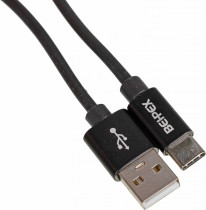Кабель BEHPEX USB (m)-USB Type-C (m) 1м черный