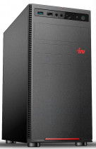 Компьютер IRU Home 310H5SM MT i3 10105F (3.7) 8Gb SSD256Gb GT1030 2Gb Free DOS GbitEth 400W черный (1859385)
