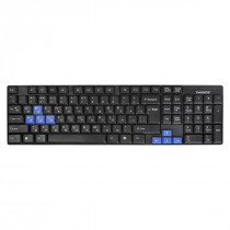 Клавиатура EXEGATE LY-402N USB, 102кл., Enter большой, 8 голуб клавиш, шнур 1,35м, черн, Color box (EX283618RUS)