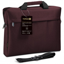 Сумка EXEGATE Start S15 Charcoal, темно-коричневая, полиэстер, для ноутбуков до 15.6