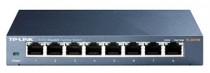 Коммутатор TP-LINK управляемый, уровень 2, 8 портов Ethernet 1 Гбит/с (TL-SG108E)