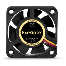 Вентилятор для корпуса EXEGATE 40 мм, 5000 об/мин, 4010M12S, 3-pin (EX166186RUS)