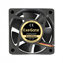 Вентилятор для корпуса EXEGATE 60 мм, 2500 об/мин, 22 дБ, 3-pin, ES06025S3P (EX283370RUS)