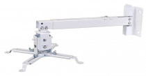 Кронштейн для проектора CACTUS белый макс.23кг настенный и потолочный поворот и наклон (CS-VM-PRE01-WT)