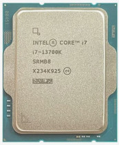 Процессор INTEL Socket 1700, Core i7 - 13700K, 16-ядерный, 3400 МГц, Turbo: 5400 МГц, Raptor Lake, Кэш L2 - 24 Мб, L3 - 30 Мб, UHD Graphics 770, 10 нм, 125 Вт, OEM (CM8071504820705)