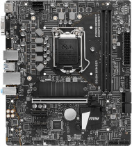 Материнская плата MSI Socket 1200, Intel B560, 2xDDR4, PCI-E 4.0, M.2, 2500 Мбит/с, 4xUSB 3.2 Gen1, HDMI, mATX, White Box (B560M BOMBER)
