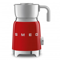 Вспениватель молока SMEG капучинатор 50's Style, стационарный, 500Вт, 600мл, нержавеющая сталь, красный (MFF01RDEU)