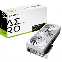 Видеокарта GIGABYTE GeForce RTX 4080, 16 Гб GDDR6X, 256 бит, AERO OC 16G (GV-N4080AERO OC-16GD)
