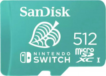Карта памяти SANDISK microSD 512GB microSDXC Class 10 UHS-I A1 C10 V30 U3 for Nintendo Switch 100/90 MB/s (SDSQXAO-512G-GN3ZN)