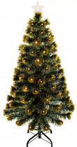 Ёлка CHRISTMAS искусственная новогодняя светодиодная с подсветкой 120 см золотая (203-3) (BC-203-3)