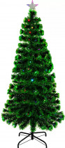 Ёлка CHRISTMAS искусственная новогодняя светодиодная с подсветкой 150 см зеленая (202-2) (BC-202-2)