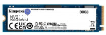 SSD накопитель KINGSTON M.2 2280 500GB NV2 Client SSD NVMe™ PCIe Gen 4.0 x 4, 3500/2100, 160TBW, 1.5DWPD, RTL (SNV2S/500G)