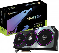 Видеокарта GIGABYTE GeForce RTX 4090, 24 Гб GDDR6X, 384 бит, AORUS MASTER 24G (GV-N4090AORUS M-24GD)