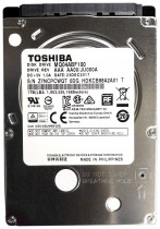 Жесткий диск TOSHIBA 1 Тб, SATA-III, 5400 об/мин, кэш - 128 Мб, внутренний HDD, 2.5