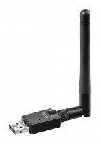 Bluetooth адаптер BURO USB BU- Bluetooth 5.0+EDR class 1 100м черный (BT50C)