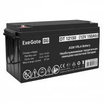 Аккумуляторная батарея EXEGATE DT 12150 (12V 150Ah, под болт М8) (EX282990RUS)