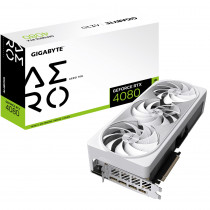 Видеокарта GIGABYTE GeForce RTX 4080 16384Mb 256 GDDR6X 2535/22400 HDMIx1 DPx3 HDCP Ret (GV-N4080AERO-16GD)