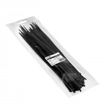 Стяжки EXEGATE кабельные (хомут стяжной), нейлон, 4.8x450мм, черные, 100шт, CV66-450x4.8B (EX293128RUS)