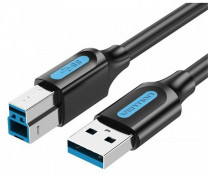 Кабель VENTION USB 3.0 AM/BM - 1м (COOBF)