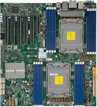 Материнская плата серверная SUPERMICRO 3rd Gen Intel Xeon Scalable processors Dual Socket LGA-4189 (Socket P+) supported, CPU TDP supports Up to 270W TDP, 3 UPI up to 11.2 GT/s,Intel C621A,Up to 4TB 3DS ECC RDIMM, DDR4-3200MHz (OEM) {8} (451517) (MBD-X12DAI-N6-B)
