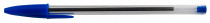 Ручка шариковая BURO d=0.7мм син. черн. кор.карт. одноразовая ручка линия 0.5мм без инд. Маркировки