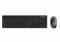Клавиатура + мышь DAREU беспроводной (черный), клавиатура (мембранная, 104кл, EN/RU) + мышь (DPI 1400), ресивер 2,4GHz (MK198G Black)