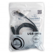 Кабель GEMBIRD USB to MiniUSB 2.0 AM/miniBM 5P 1.8м (CCF-USB2-AM5P-6)