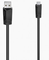 Кабель HAMA H-200606 ver2.0 USB A (m) USB Mini B (m) 1.5м черный (00200606)