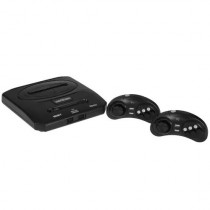 Игровая консоль SEGA Retro Genesis Remix Wireless (8+16Bit) + 600 игр (AV кабель, 2 беспроводных джойстика) (568064) (ConSkDn101)