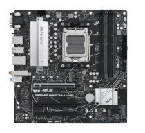 Материнская плата ASUS Socket AM5, AMD B650, 4xDDR5, 3xPCI-E 4.0, 2xM.2, 2500 Мбит/с, Wi-Fi, Bluetooth, 2xUSB 3.2 Gen1, 2xUSB 3.2 Gen2, HDMI, DisplayPort, mATX, 90MB1C00-M1EAY0 (PRIME B650M-A WIFI)
