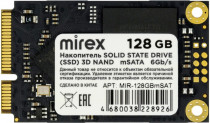 SSD накопитель MIREX 128GB N5M, mSATA III [R/W - 500/400 MB/s] TLC (13640-128GBmSAT)