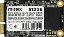 SSD накопитель MIREX 512GB N5M, mSATA III [R/W - 520/420 MB/s] TLC (13640-512GBmSAT)