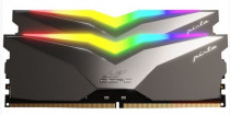 Комплект памяти OCPC 16 Гб, 2 модуля DDR5, 41600 Мб/с, CL40-40-40-77, 1.25 В, радиатор, подсветка, 5200MHz, PISTA RGB, 2x8Gb KIT (MMPT2K16GD552C40T)