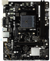 Материнская плата BIOSTAR Socket AM4, AMD A320, 1 слот 16x PCI-E, HDMI, 2x DDR4 (A320MH 2.0)