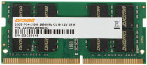 Память DIGMA 32 Гб, DDR4, 21300 Мб/с, 1.2 В, CL19, 2666MHz, SO-DIMM (DGMAS42666032D)
