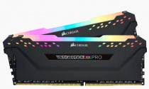 Комплект памяти CORSAIR 16 Гб, 2 модуля DDR4, 28800 Мб/с, CL18-22-22-42, 1.35 В, XMP профиль, радиатор, подсветка, 3600MHz, Vengeance RGB PRO, 2x8Gb KIT (CMW16GX4M2Z3600C18)