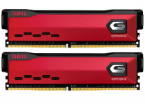 Комплект памяти GEIL 32 Гб, 2 модуля DDR4, 28800 Мб/с, CL18-22-22-42, 1.35 В, радиатор, 3600MHz, ORION Red, 2x16Gb KIT (GOR432GB3600C18BDC)