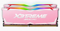 Комплект памяти OCPC 16 Гб, 2 модуля DDR4, 28800 Мб/с, CL18-20-20-40, 1.35 В, XMP профиль, радиатор, подсветка, 3600MHz, X3 RGB Pink, 2x8Gb KIT (MMX3A2K16GD436C18PK)