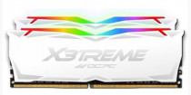 Комплект памяти OCPC 32 Гб, 2 модуля DDR4, 25600 Мб/с, CL16-20-20-40, 1.35 В, радиатор, подсветка, 3200MHz, X3 RGB White, 2x16Gb KIT (MMX3A2K32GD432C16W)
