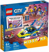 Конструктор LEGO City Missions Water Police Detective Missions (элем.:278) пластик (60355)