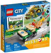 Конструктор LEGO City Missions Wild Animal Rescue Missions (элем.:246) пластик (60353)