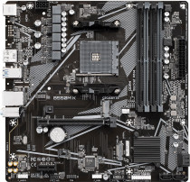 Материнская плата GIGABYTE Soc-AM4 AMD B550 4xDDR4 mATX AC`97 8ch(7.1) GbLAN RAID+HDMI (B550M K)